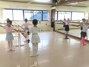 １月１７日土曜サファイアクラス（小学１年生~小学３年生・クラシックバレエ）