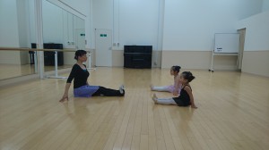 2月1日イオンカルチャークラブ東雲店「ベビーBクラス」（2才、３才バレエ、歌、読み聞かせ、お話し創り）